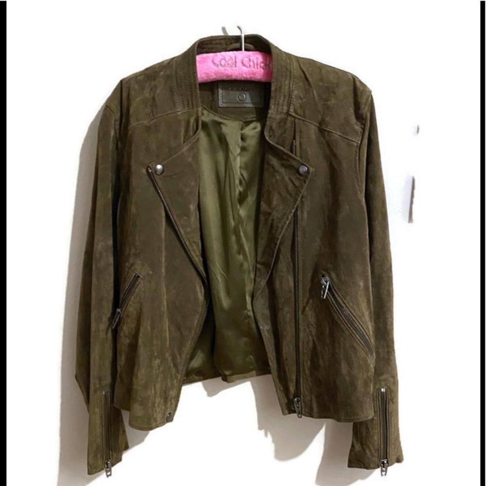 Blank NYC Suede Moto Jacket